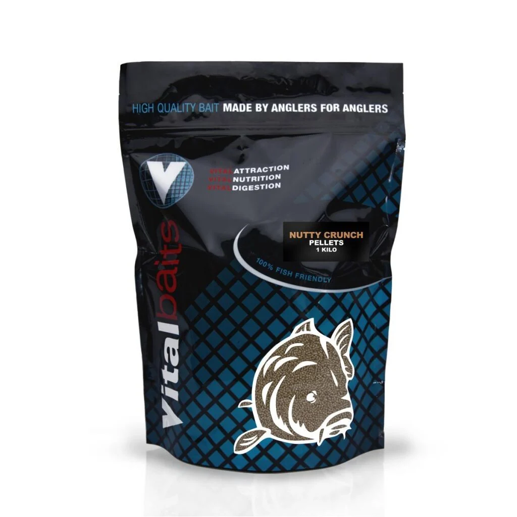 VitalBaits Nutty Crunch Pellets 2mm 1kg