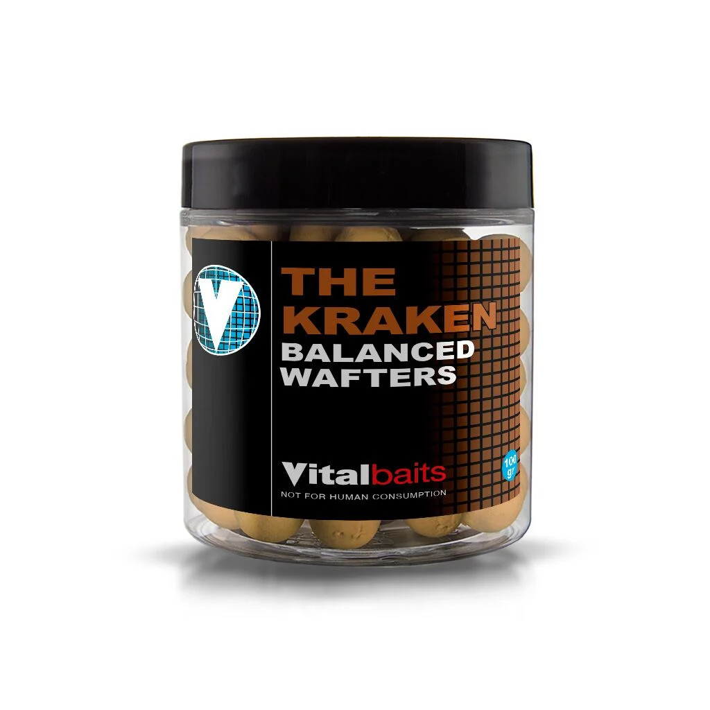 VitalBaits The Kraken Wafters 18mm, ORANGE