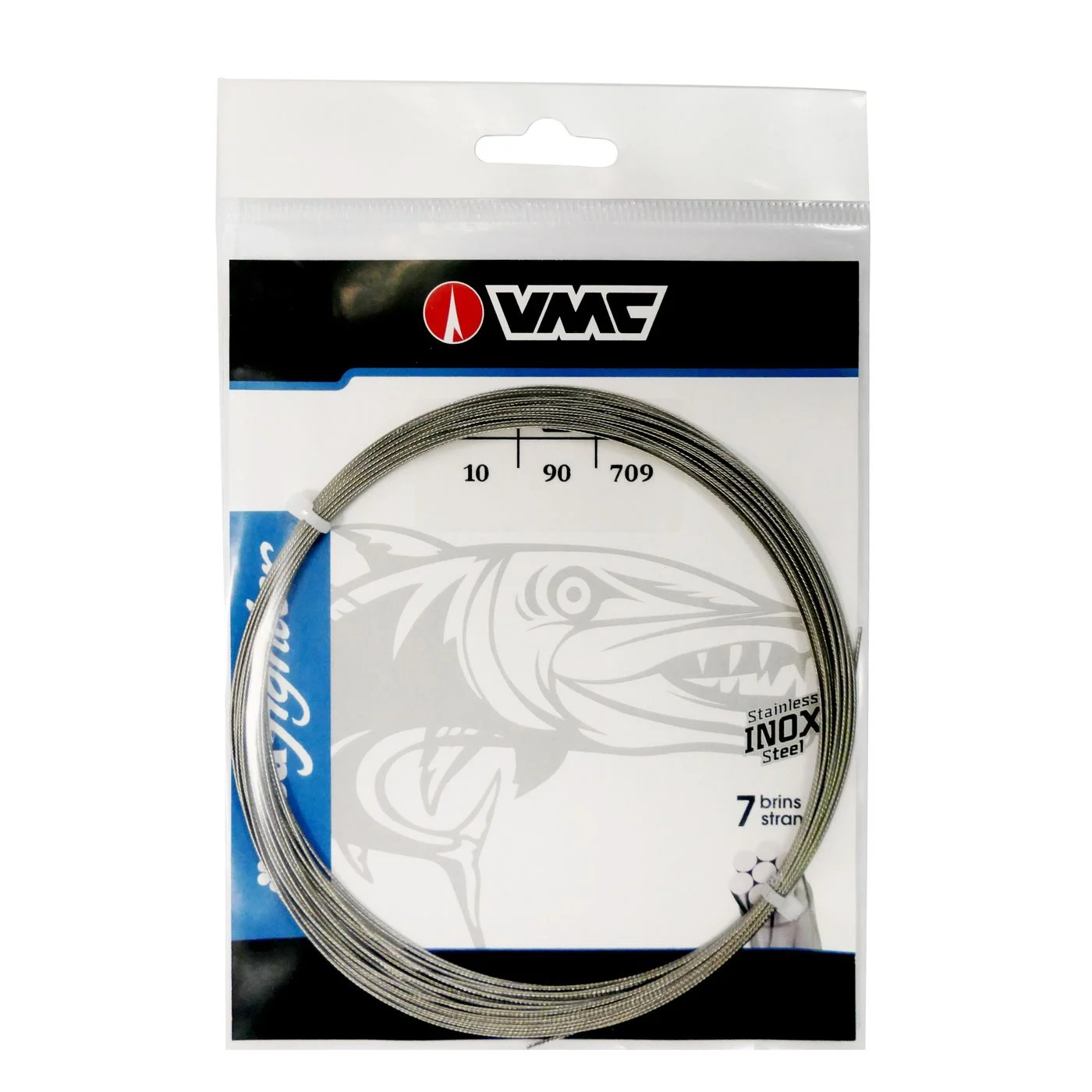 VMC C709 Seafighter C709 7Strands - 10m Stahlvorfach Gr. 1 / 0.65mm / 50lbs