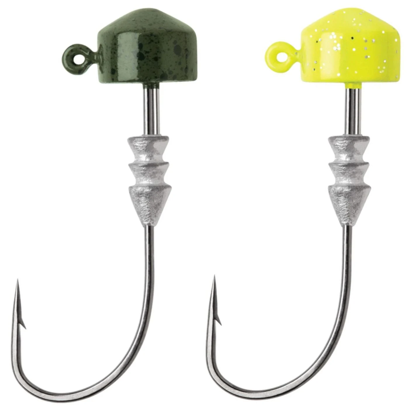 VMC Ned Rig Jig - 4 Jighaken 3.5g / Green Pumpkin