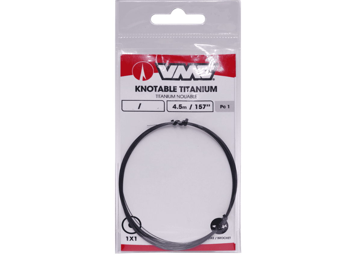 VMC Titanium Coil 1X1 0,25mm 4,5m 3kg Raubfischvorfach