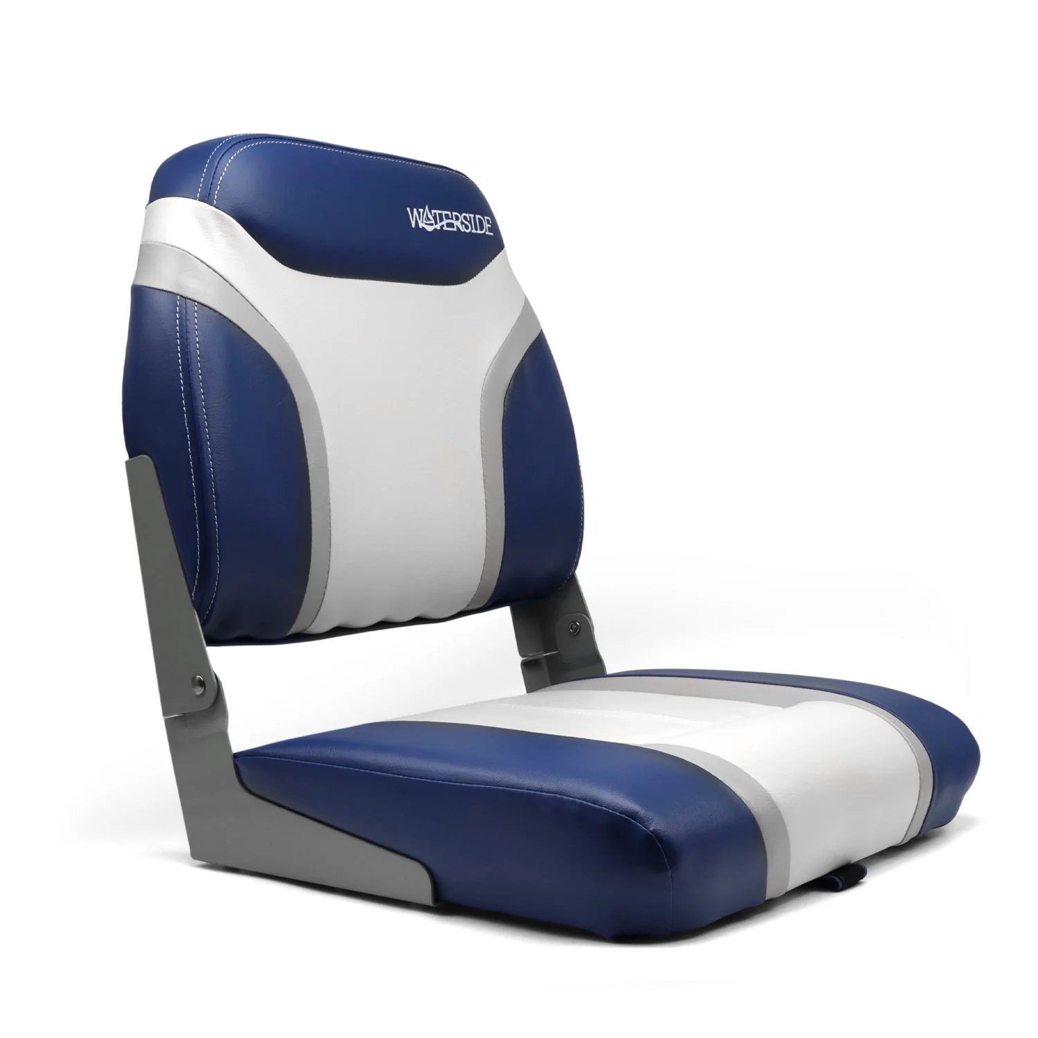 Waterside Captain Deluxe Bootssitz Farbe: blau/weiß