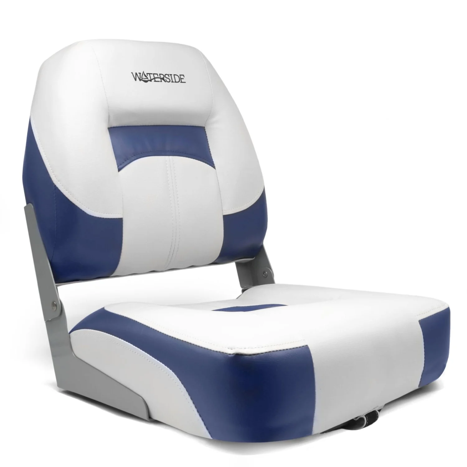 Waterside Captain Premium Bootssitz Highback Farbe: blau/weiß