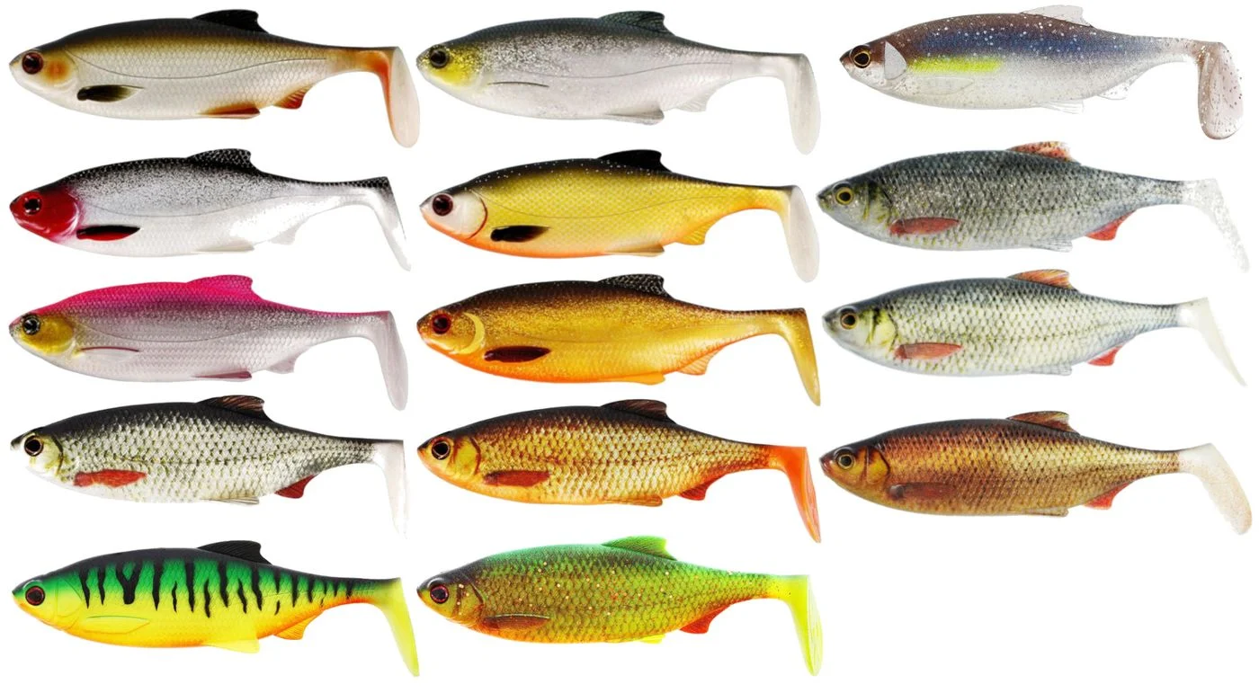 Westin 18cm 85g Ricky the Roach Shadtail - Gummifisch Headlight