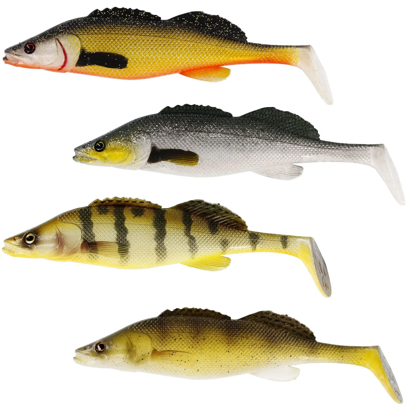 Westin 8,5cm 6g ZanderTeez Shadtail - 2 Gummifische