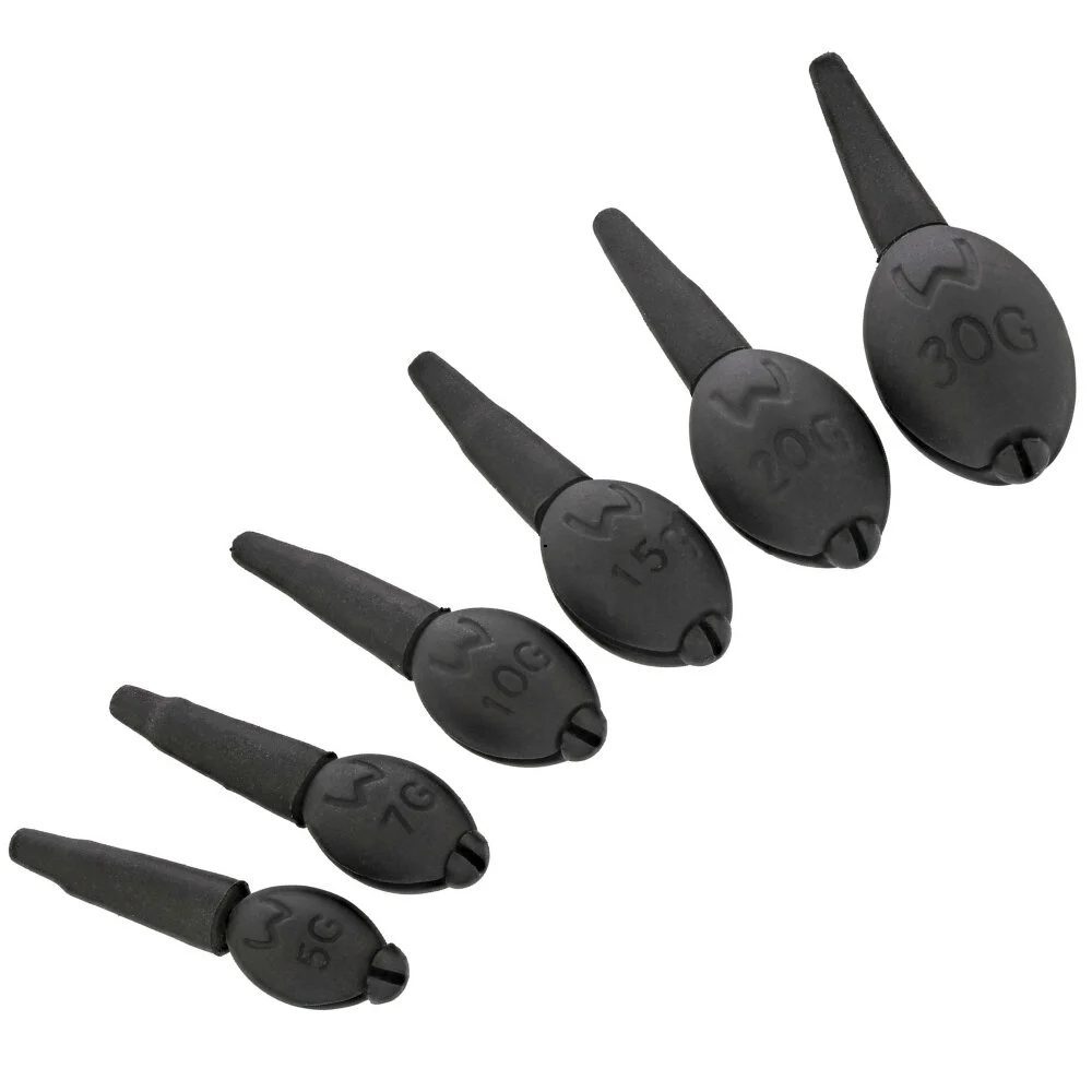 Westin Deadbait Adjustable Float Weights Matte Black 7g / 4stk.