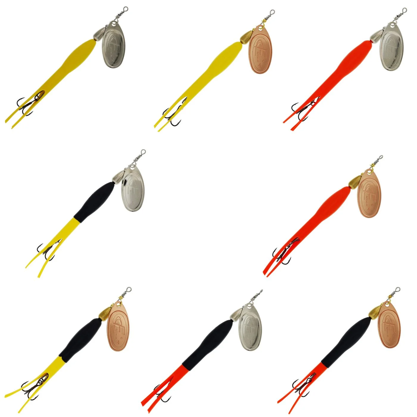 Westin FC Downstream 35g - Spinner Flouro Yellow / Copper Blade