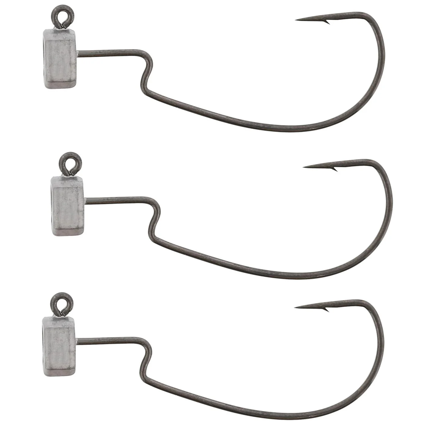 Westin Offset Ned Jig Head Lead - 3 Jigköpfe Gr. 3/0 / 10.5g / 3 Stück