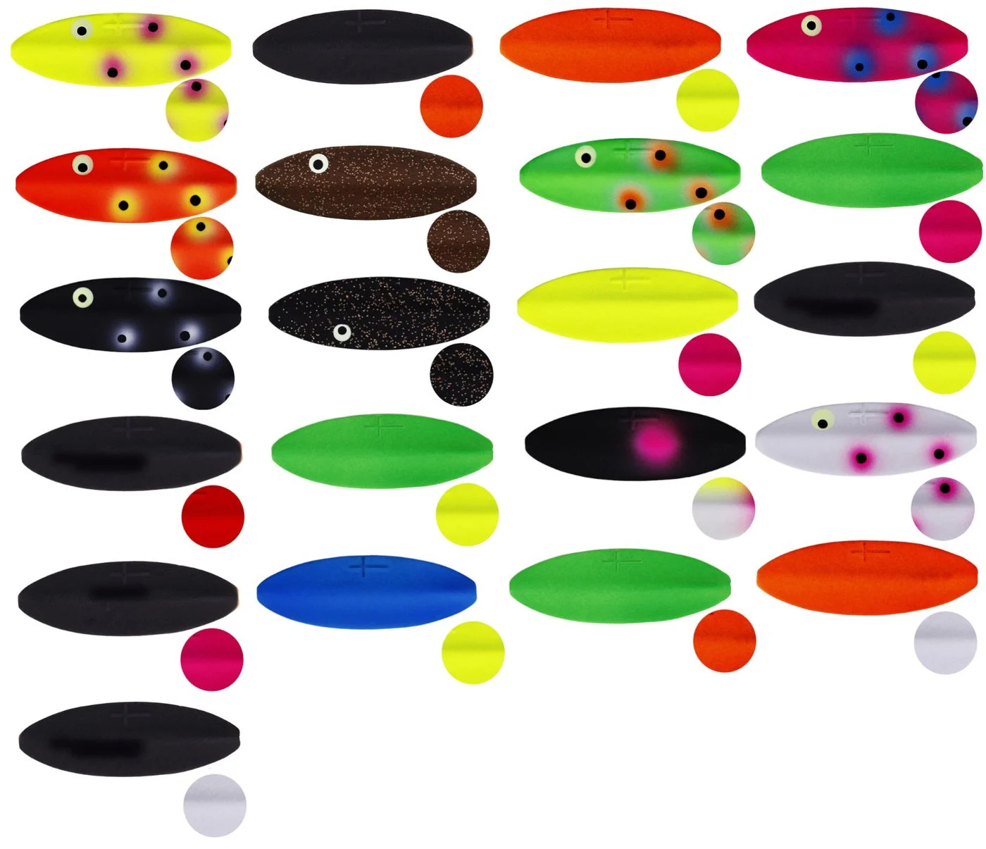 Westin PRÆSTEN 2.6cm 1.8g - Inlineblinker Black / Orange