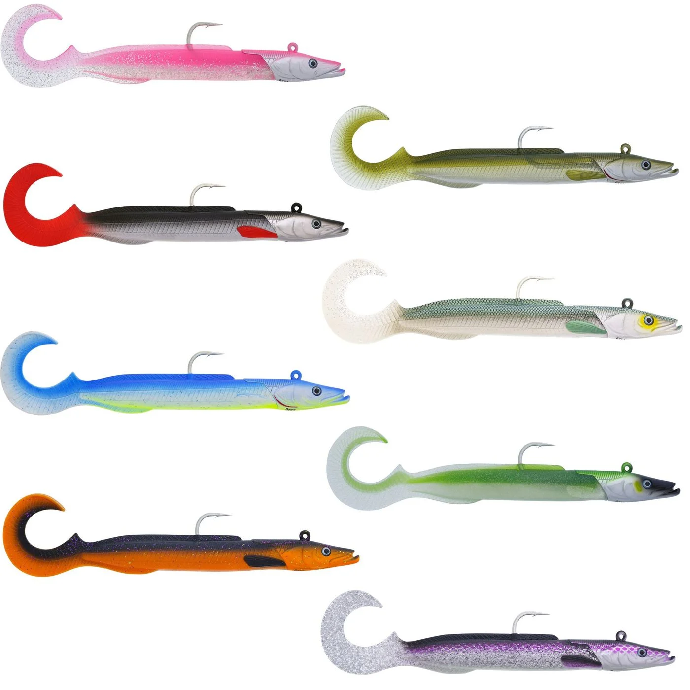 Westin Sandy Andy Curltail Jig - Meeresjig Rainbow 122g / 22cm / Gr. 8/0