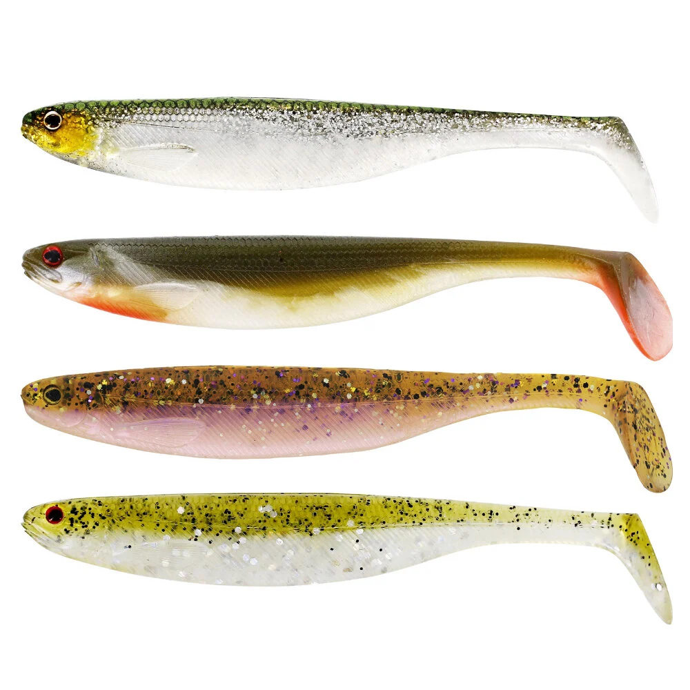 Westin Shad Teez Slim 7,5cm 4er Pack Gummifisch Clear Water Mix 18