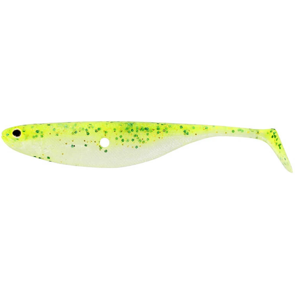 Westin ShadTeez Hollow 12cm 9g Gummifisch 2 Stück Sparkling Chartreuse