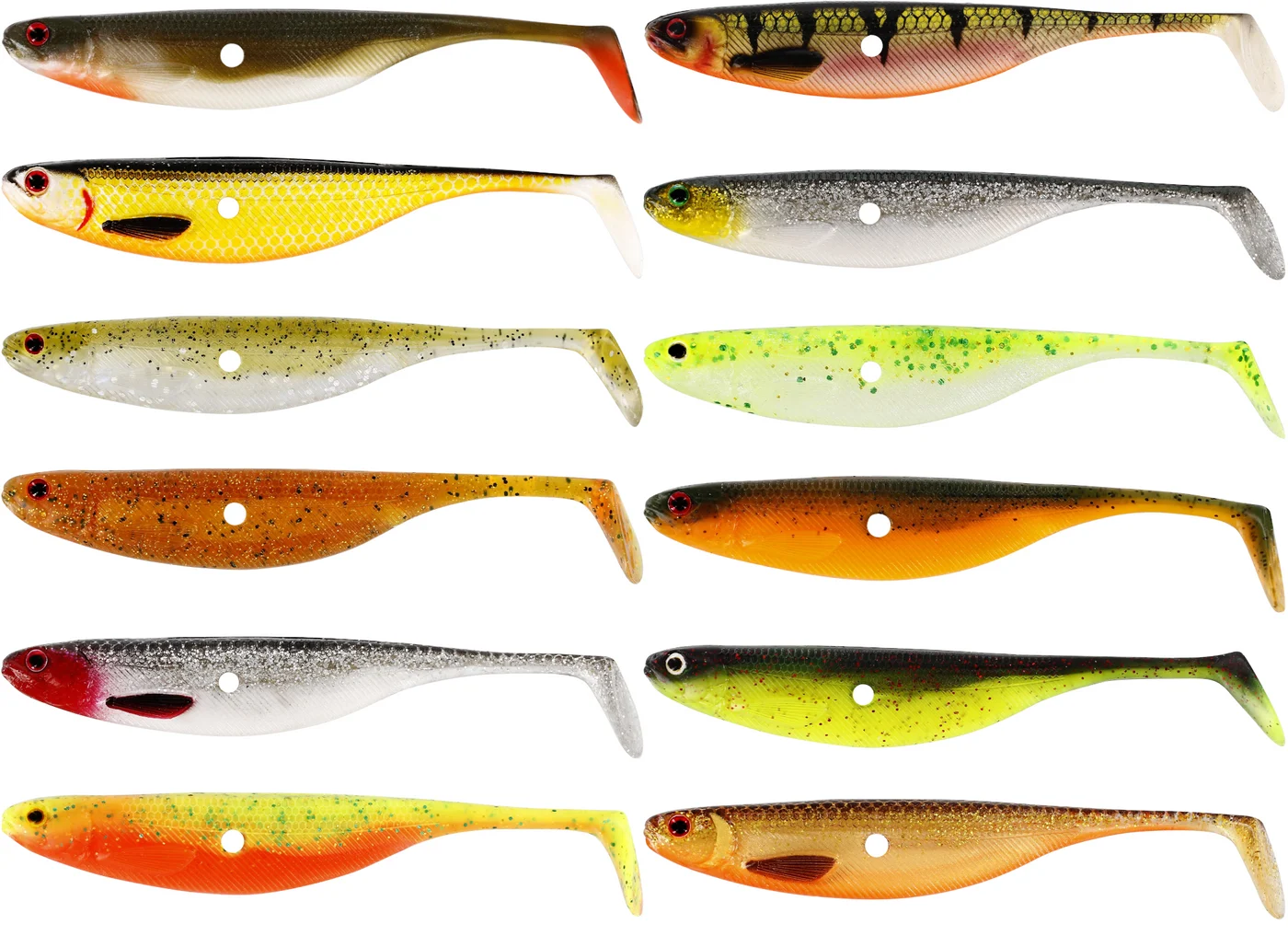 Westin ShadTeez Hollow 8cm 4g - 3 Gummifische Bling Perch