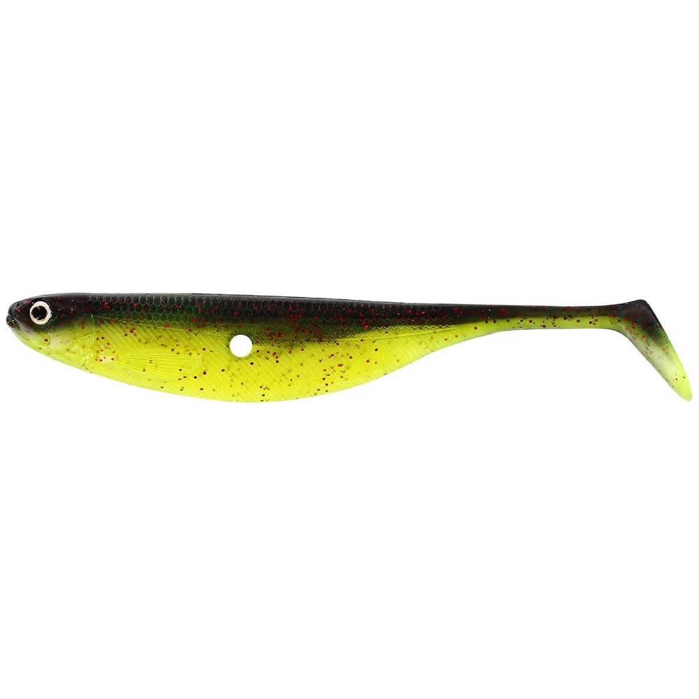 Westin ShadTeez Hollow 8cm 4g Gummifisch 3 Stück Black Chartreuse
