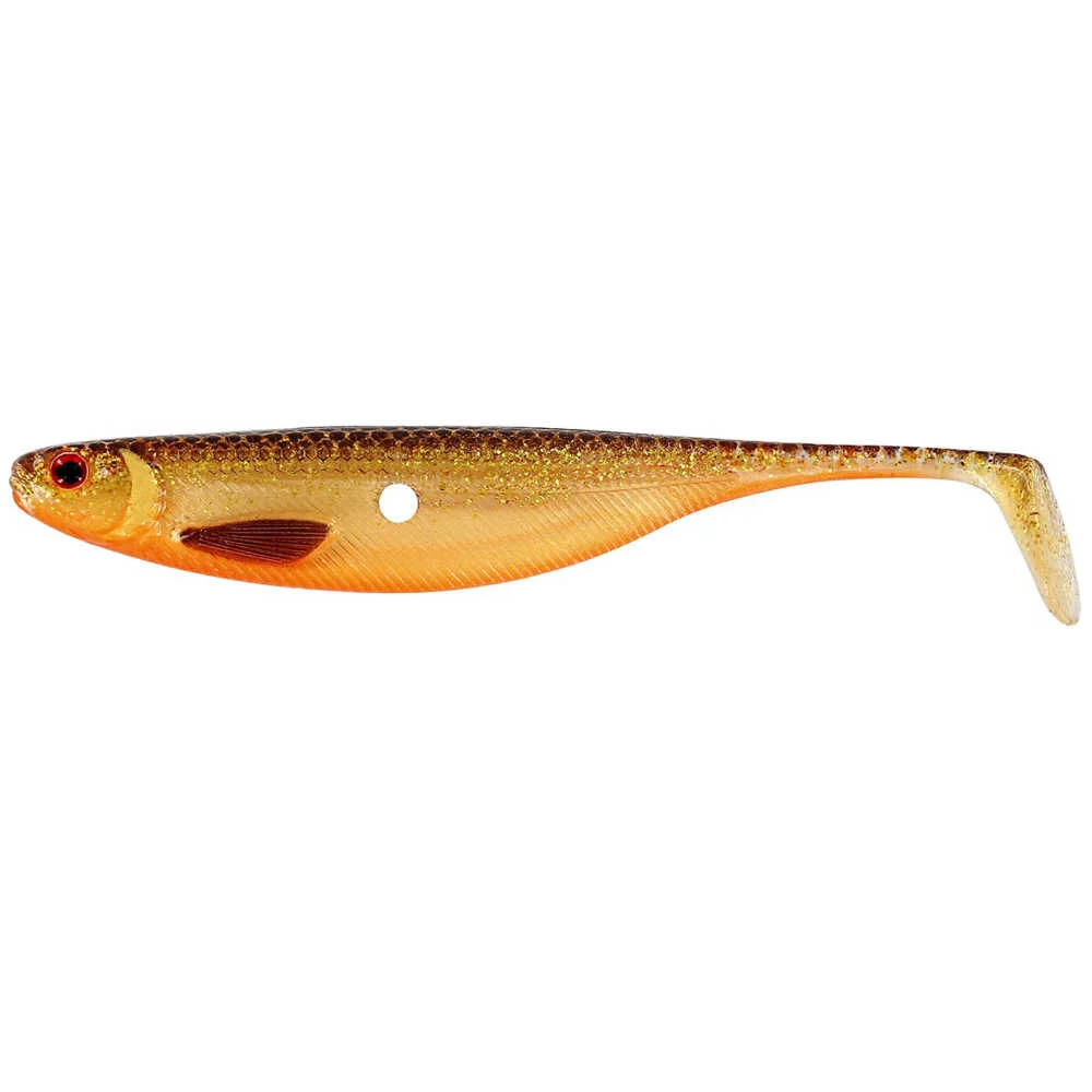 Westin ShadTeez Hollow 8cm 4g Gummifisch 3 Stück Gold Rush