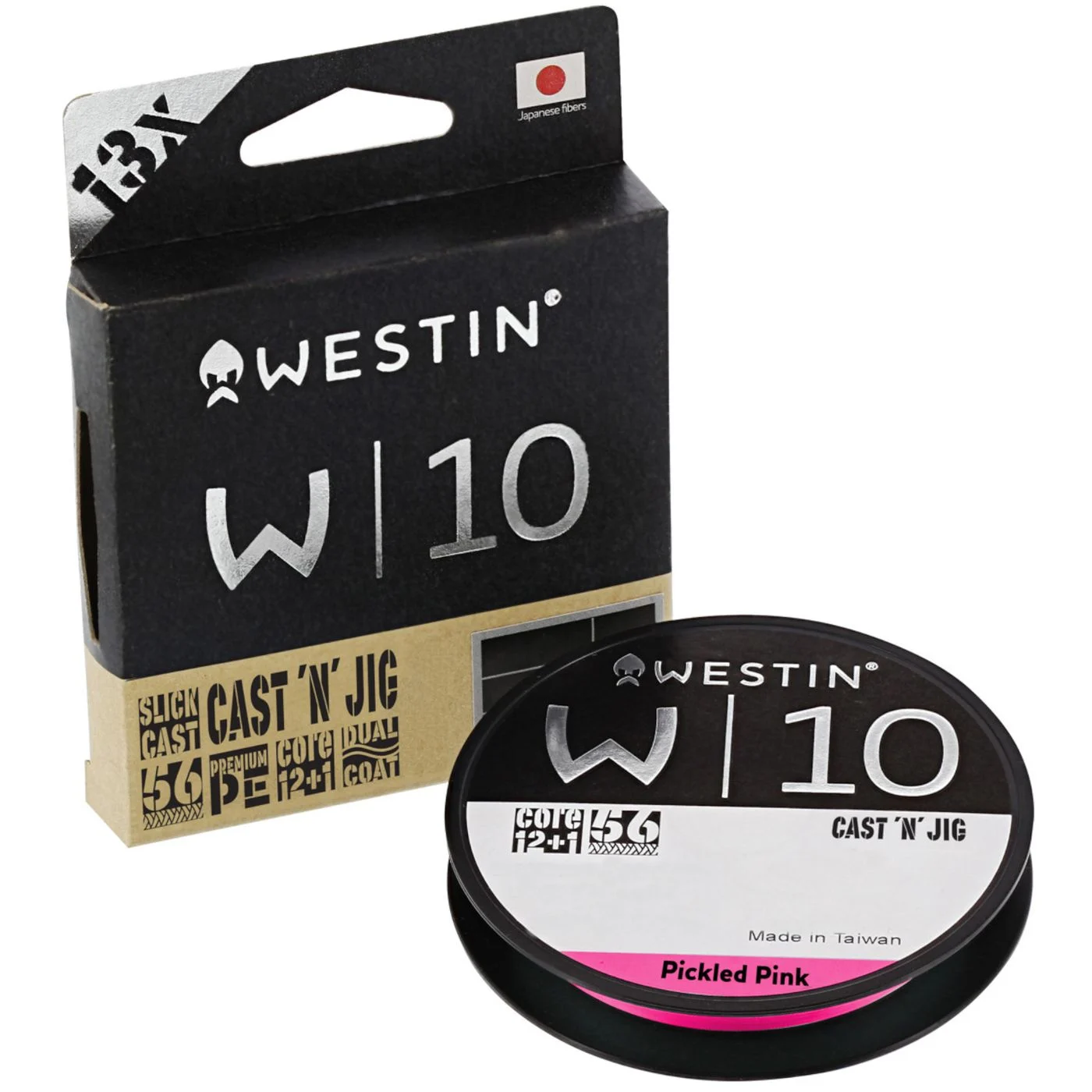 Westin W10 CAST 'N' JIG 13 Braid Pickled Pink - 110m Angelschnur 0.08mm / 6.0kg