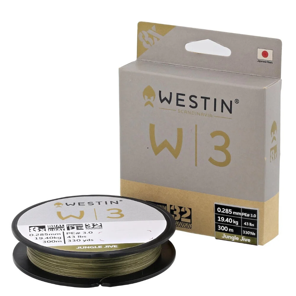 Westin W3 Deadbait 8-Braid 300m Jungle Jive 0,40mm / 38,7kg