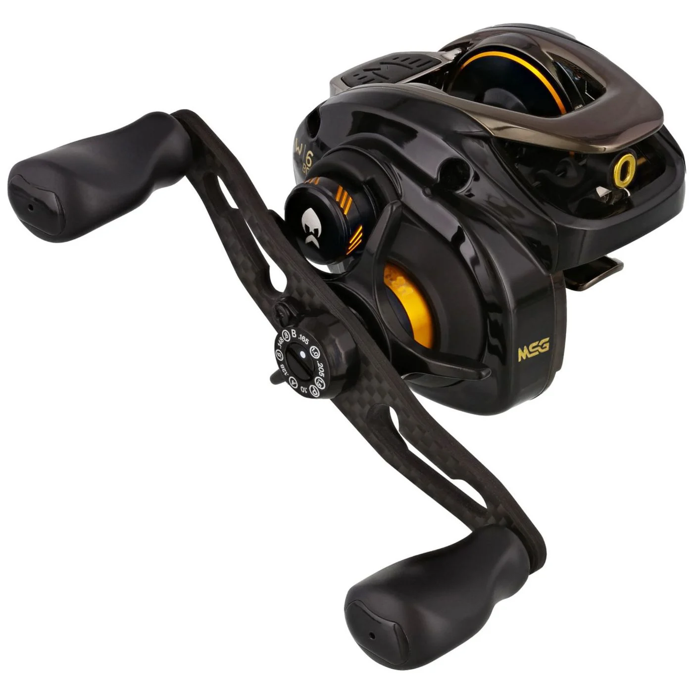 Westin W6-Bc 300 Ssg Rh Stealth Gold 10+1Bb - Rechtshand Baitcaster