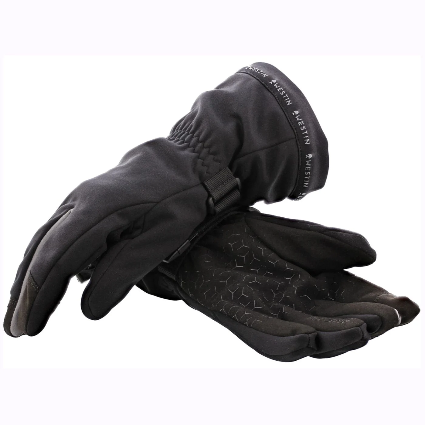 Westin Winter Gloves Carbon Black - Angelhandschuhe M