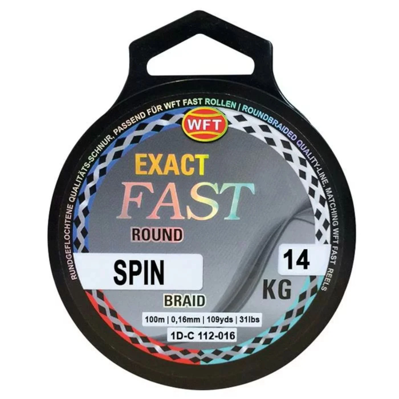 WFT Fast Spin & Braid red exact 14kg 0,16mm - 100m Angelschnur