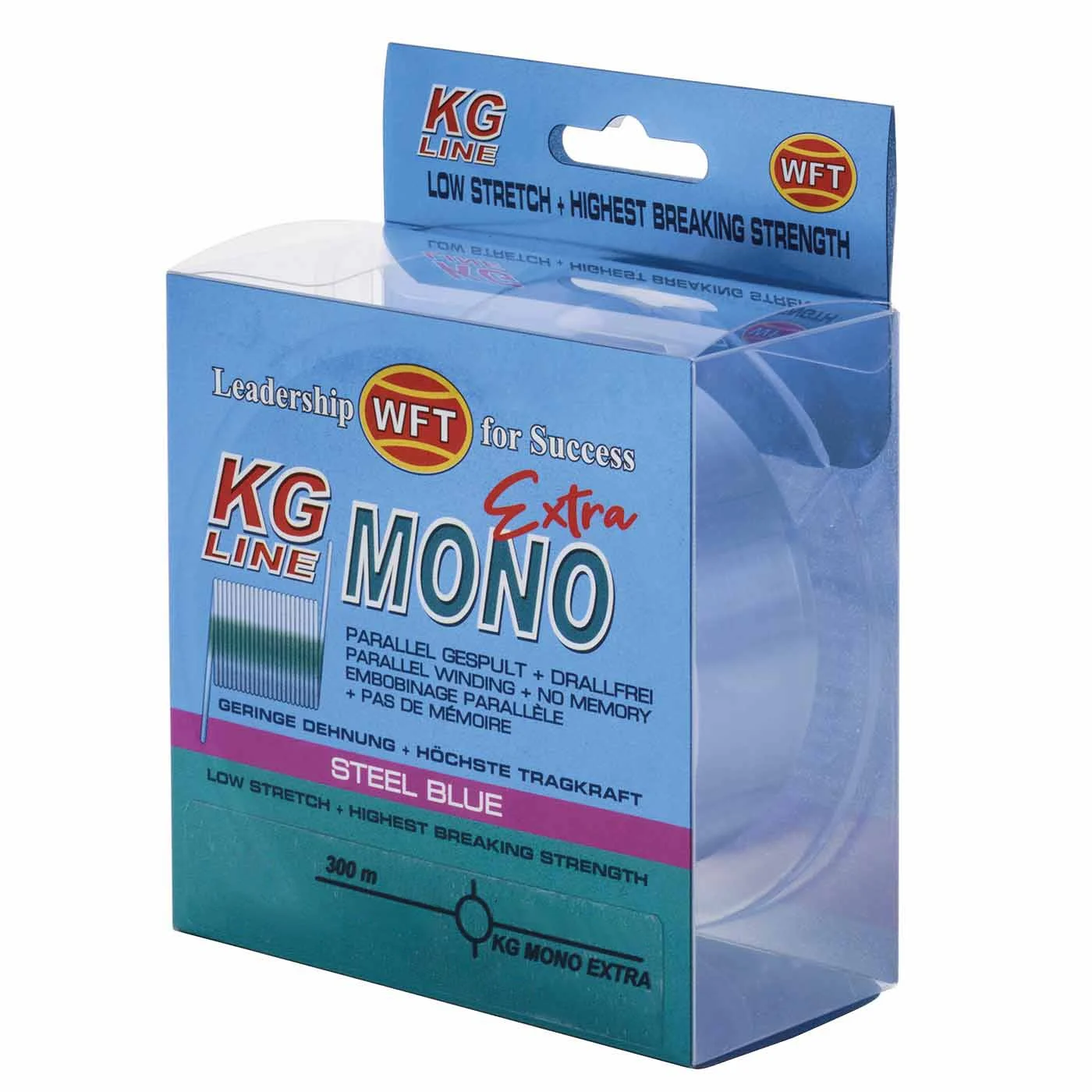 WFT KG Line Mono Extra Steel Blue 0,33 mm 10,4 kg 300 m