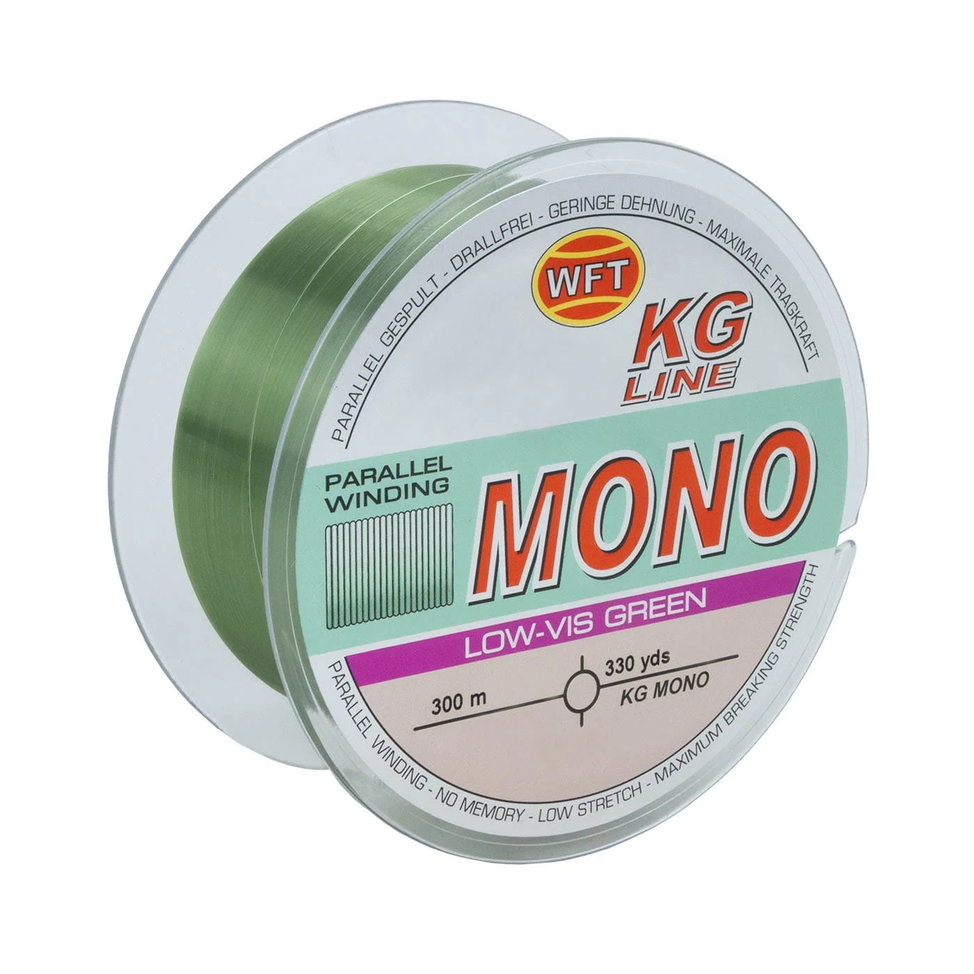 WFT KG Mono 0,18 mm 3,7 kg 300 m Green