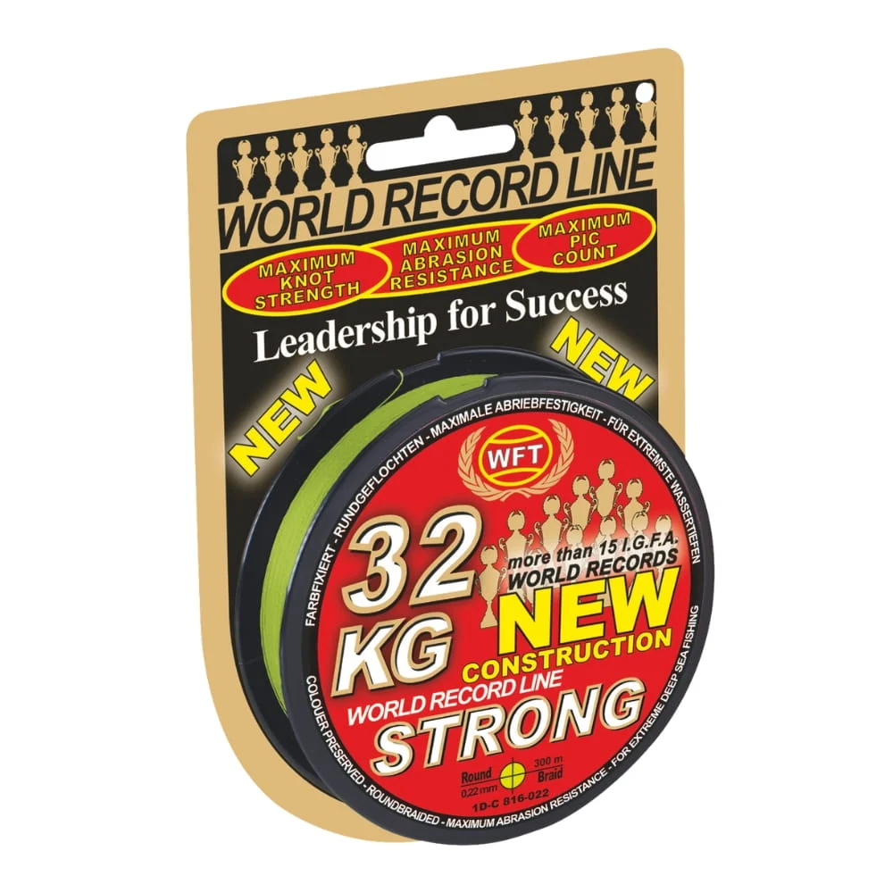 WFT KG Strong 0,25 mm 39 kg 300m Chartreuse