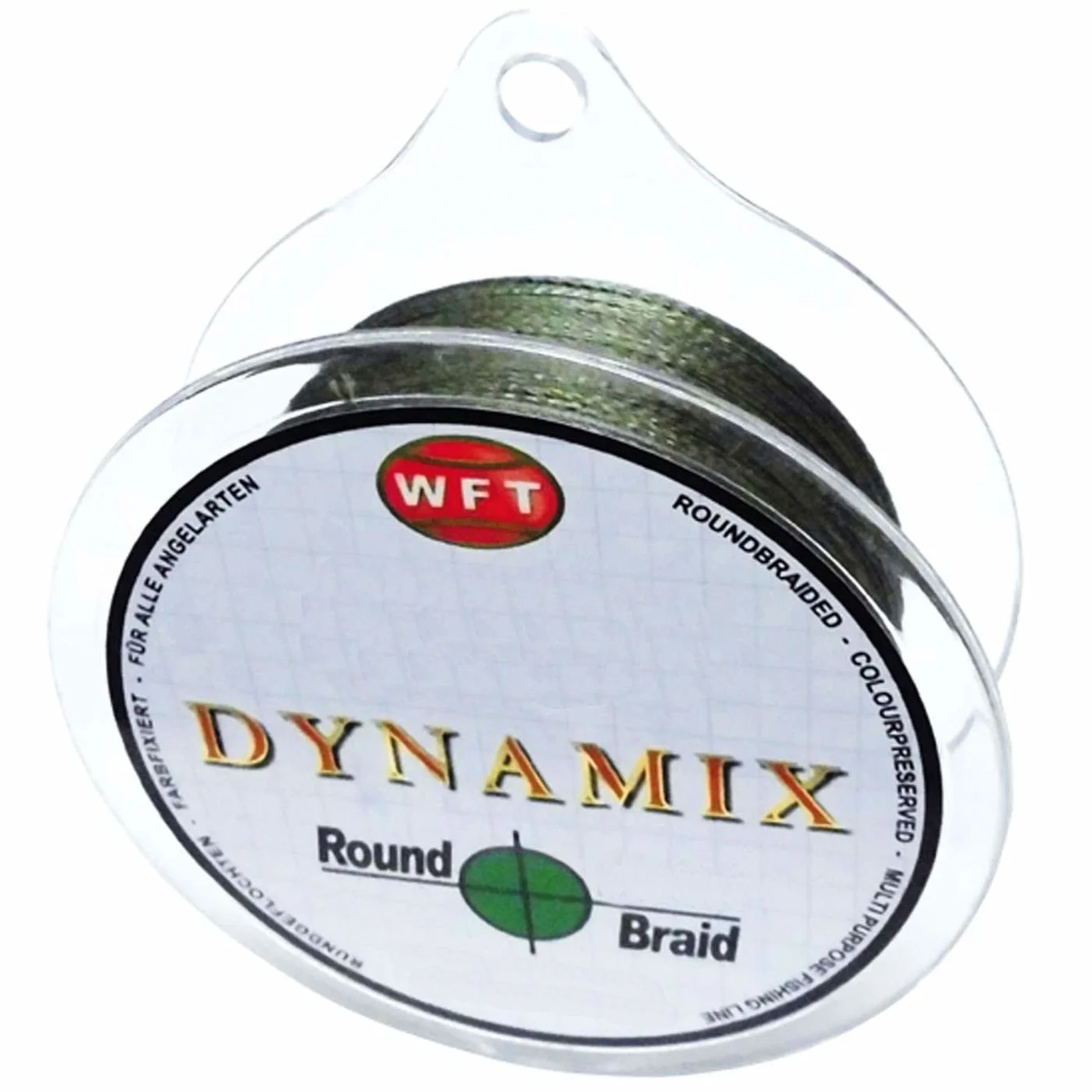 WFT Round Dynamix Moss Green Exact 0,30mm 26kg - 350m Angelschnur