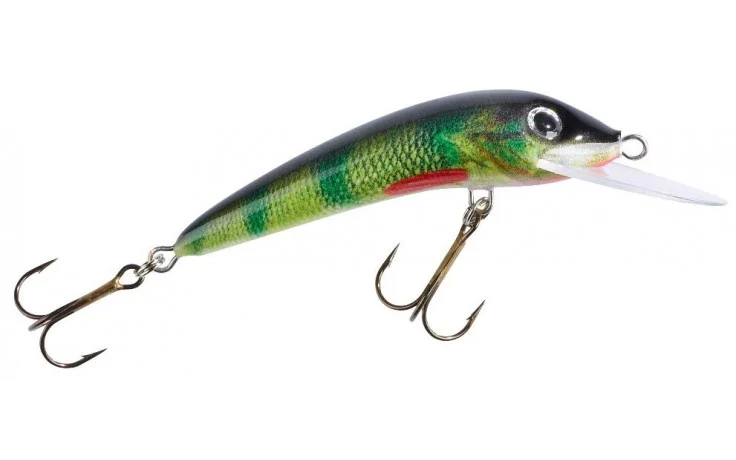 Wobbler MK Zappelphillipp 4 cm 50 cm Tauchtiefe 3 Gr. Barschdekor Wobbler