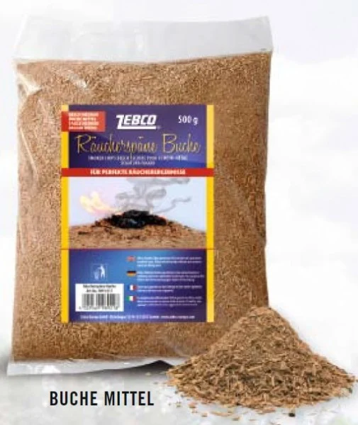 Zebco Räucherspäne Buche mittel 500g | SM Angelsport