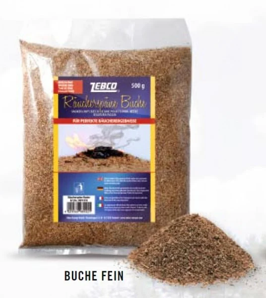 Zebco Räucherspäne / Räuchermehl Buche fein 500g