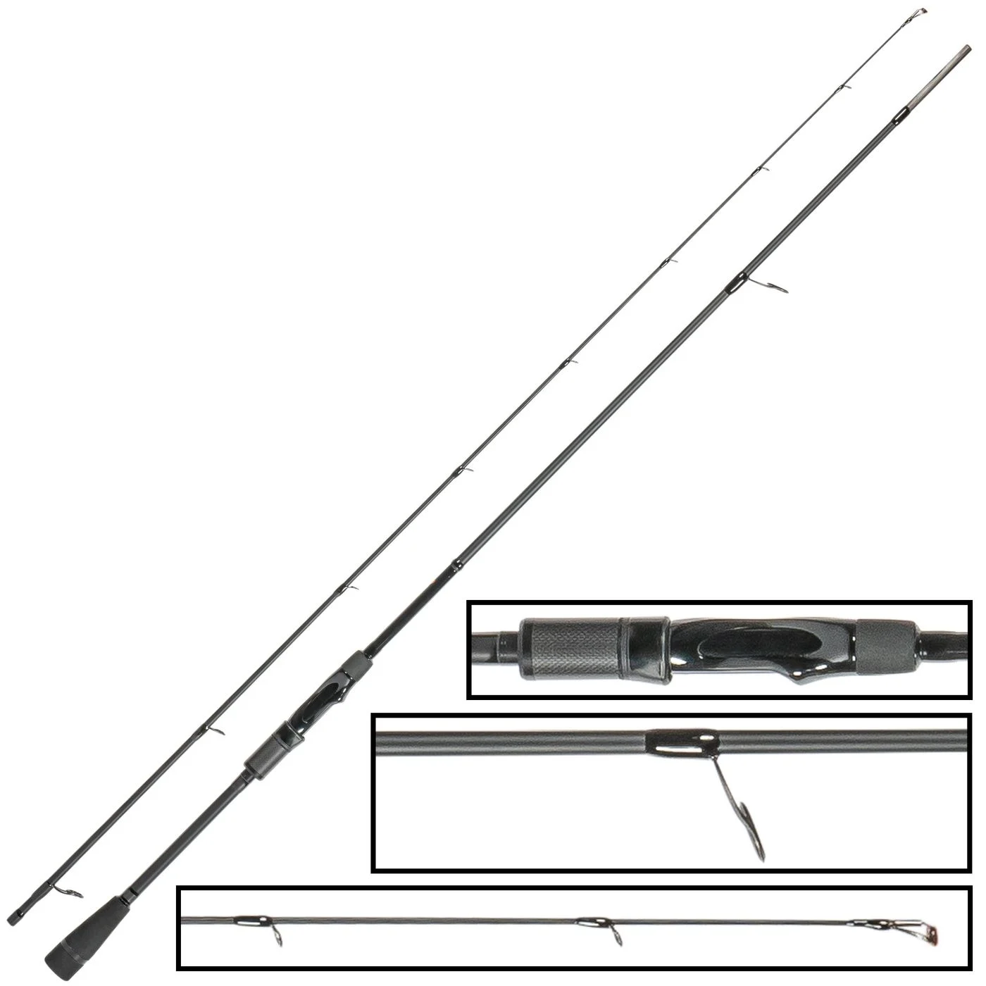 Zeck All Black 2,13m 20g - Spinnrute | SM Angelsport