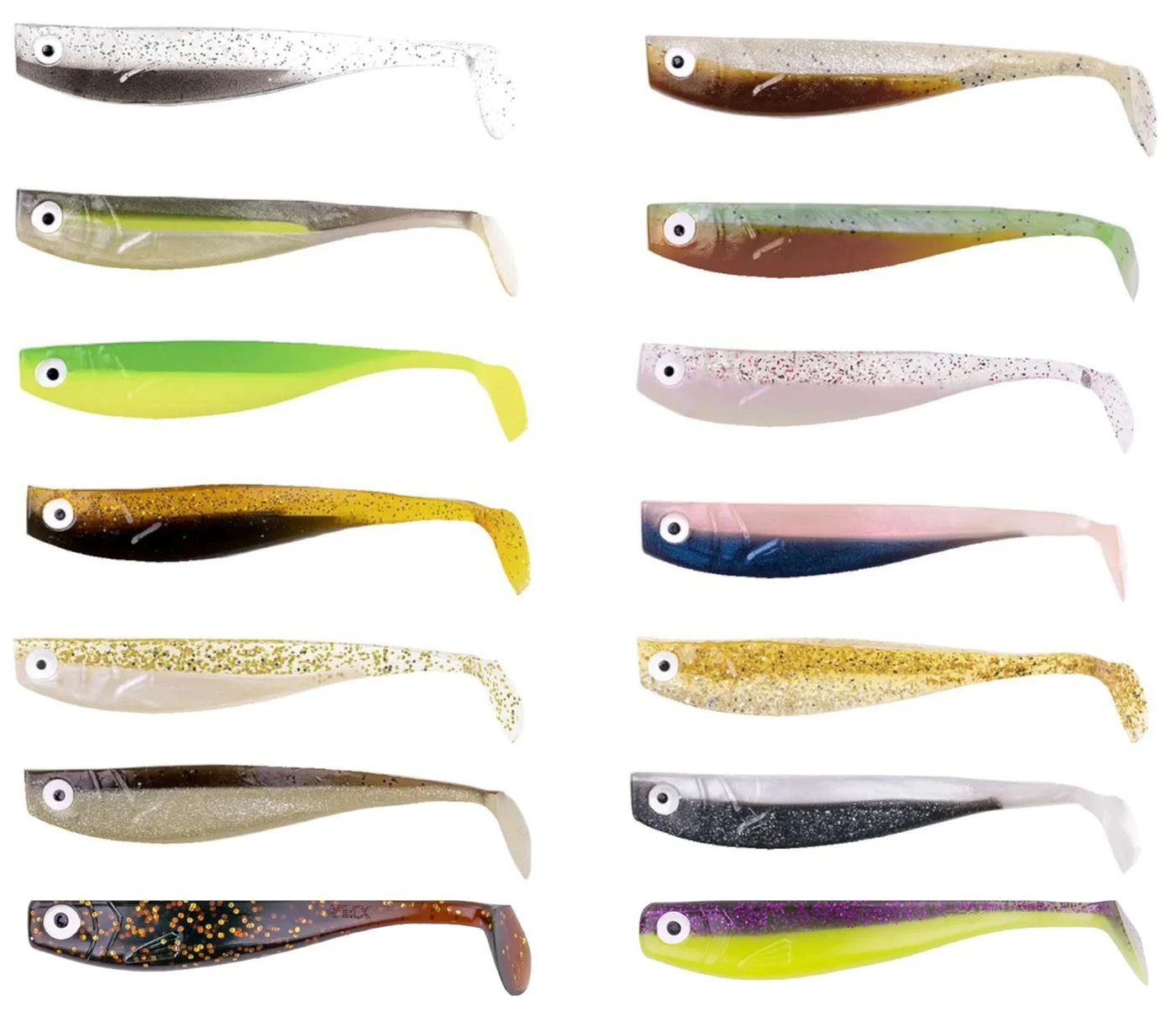 Zeck Hänels Zandergummi 9cm - 3 Gummifische